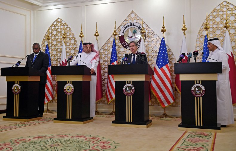 Blinken Speaks with Qatar Leaders