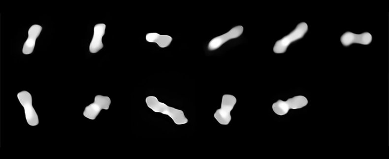 The Asteroid Kleopatra From Various Angles