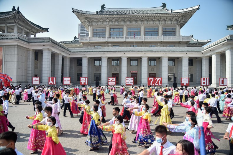 North Korea Ceremony