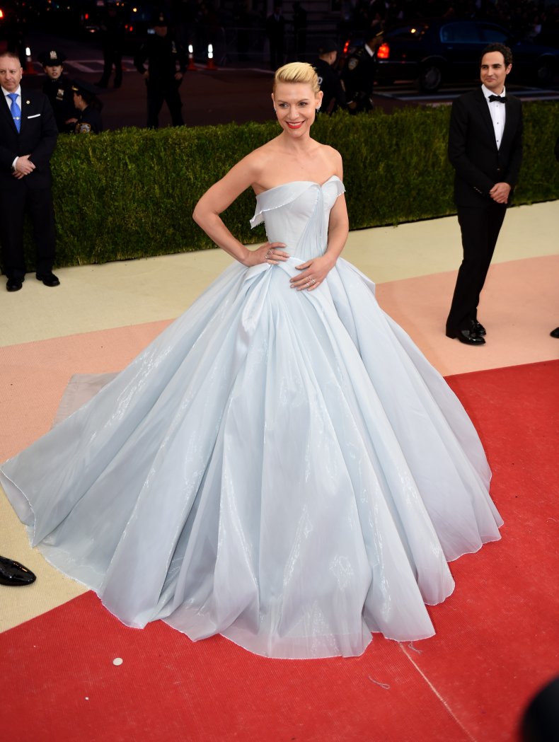Clare Danes at the 2016 Met Gala