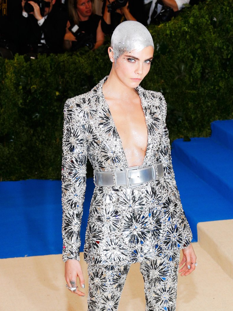 Cara Delevigne at the 2017 Met Gala