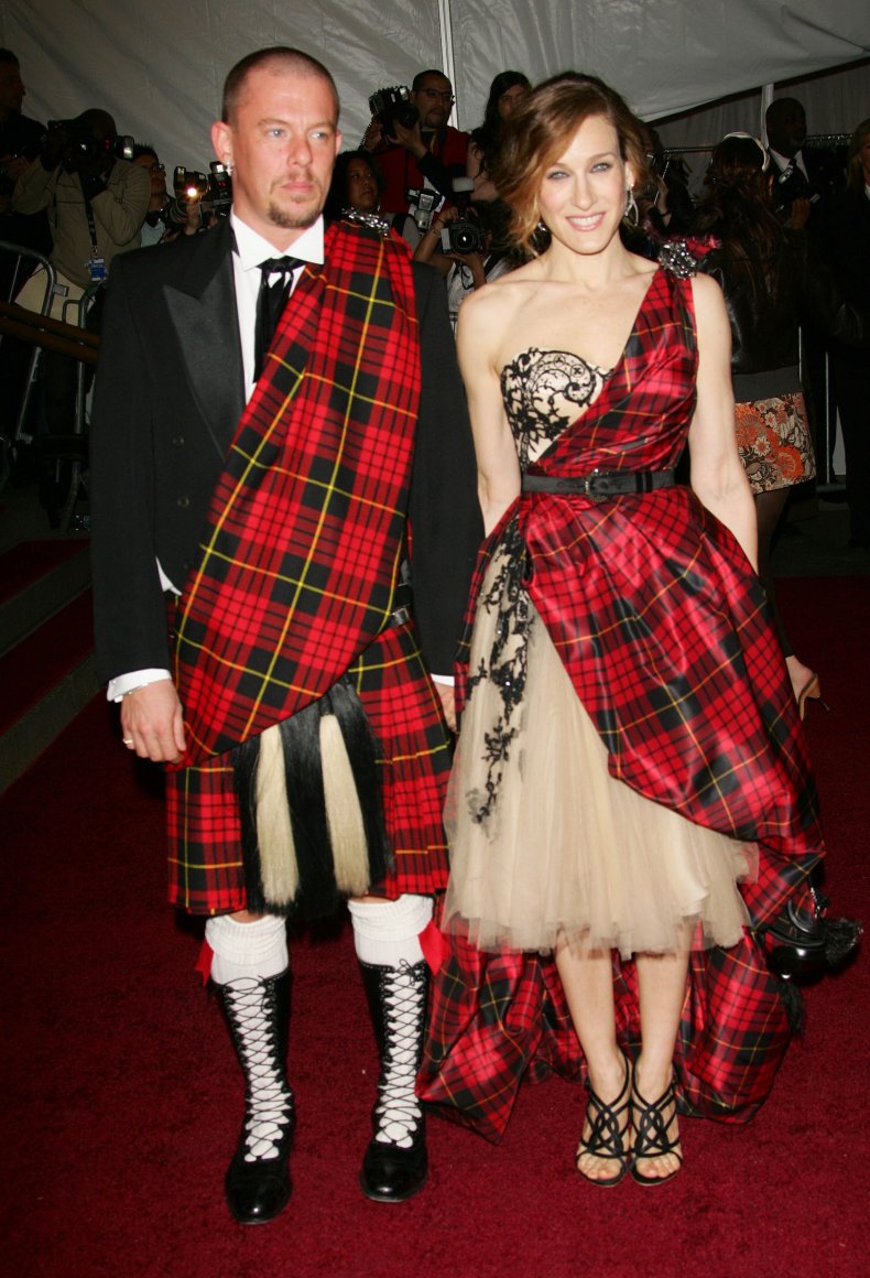 Sarah Jessica Parker and Alexander McQueen