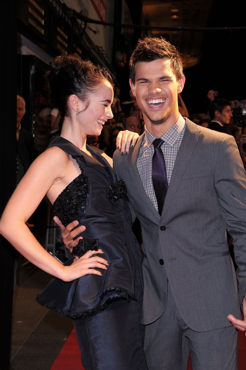 Lily Collins and Taylor Lautner