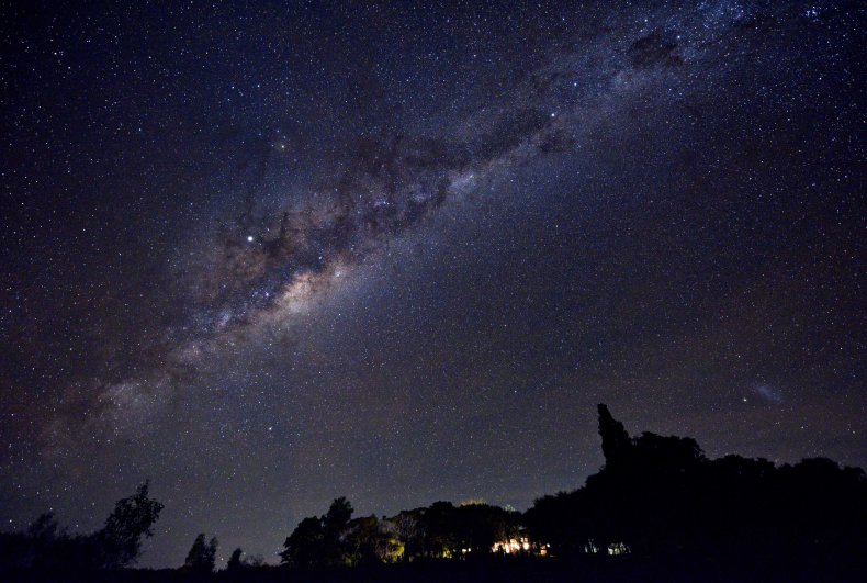 The Milky Way Over Earth