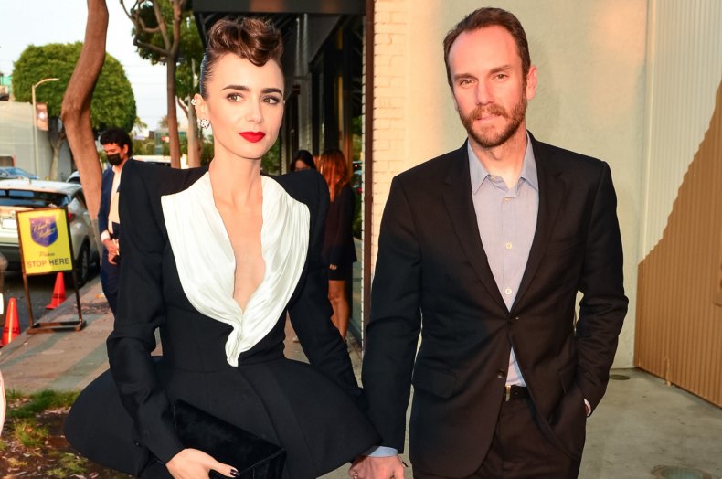 Lily Collins and Charlie McDowell