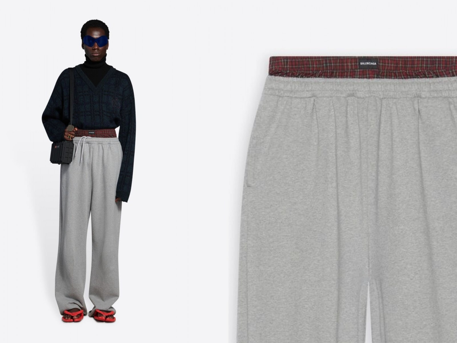 Balenciaga's $1.2K 'sagging' sweatpants get called out for appropriation