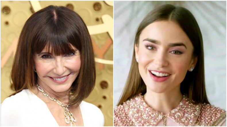 Mary Steenburgen and Lily Collins