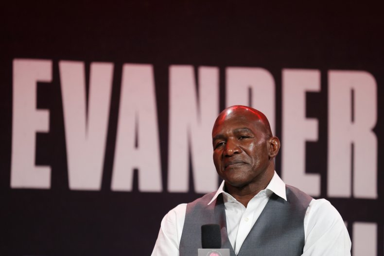 Evander Holyfield in Atlanta, Georgia in 2021.