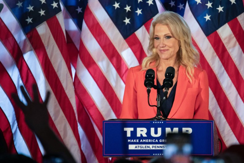 Kellyanne Conway Speaks to Trump Supporters