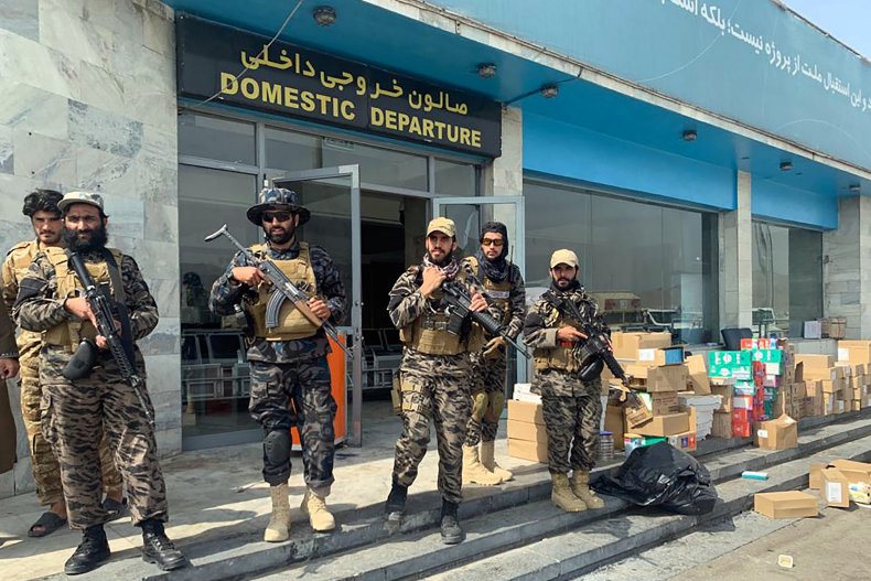 Taliban Guard Kabul Airport