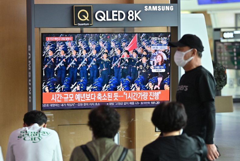 North Korea Parade Broadcast