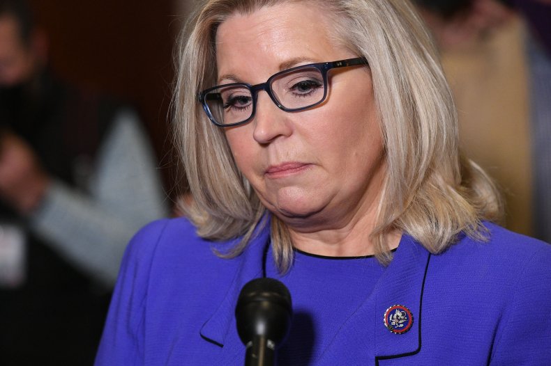 Liz Cheney Speaks to the Media