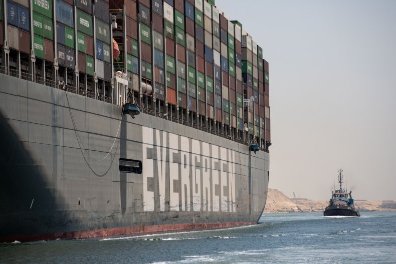 Ever Given blocking Suez Canal