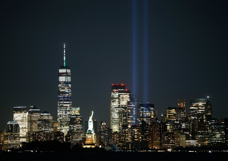 The annual Tribute in Light