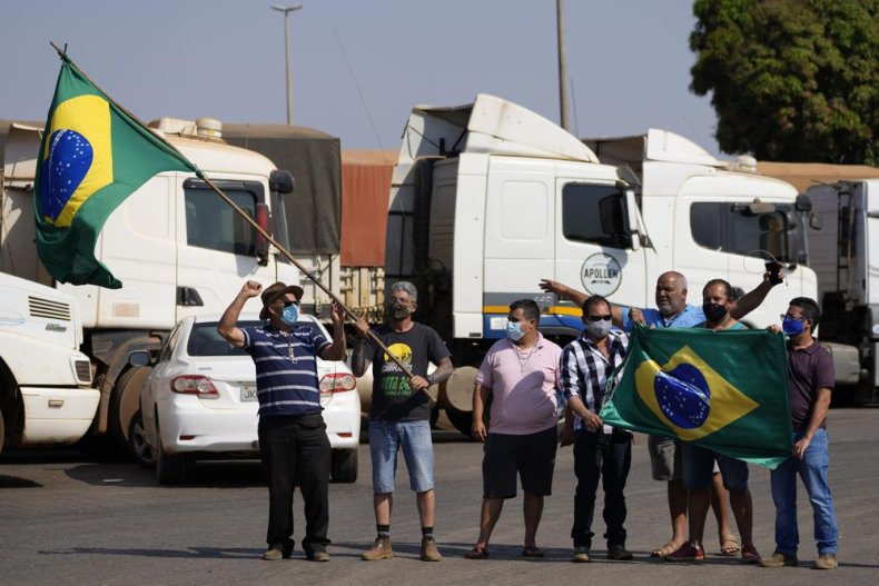 Truckers Support Bolsonaro