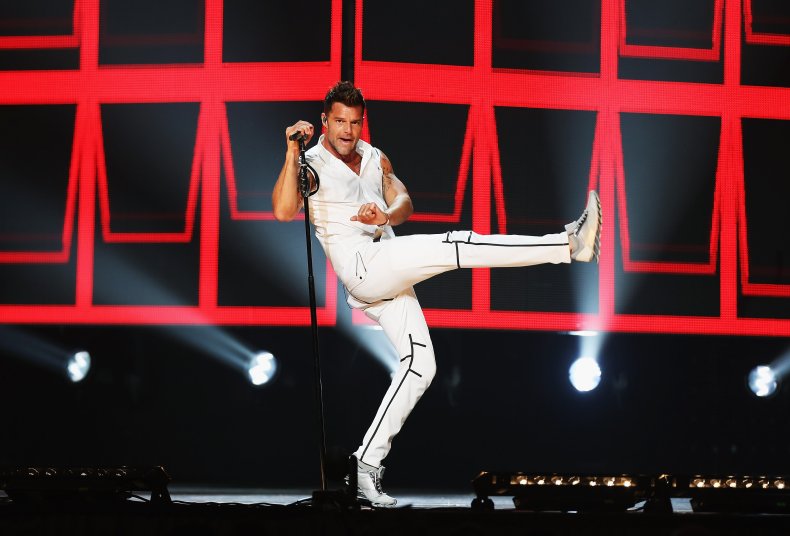 Ricky Martin performs in Sydney