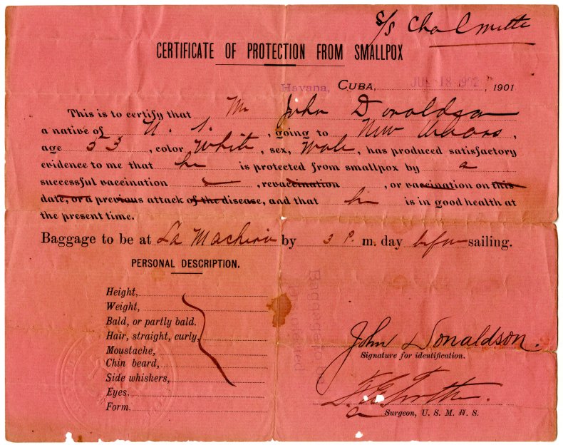 Smallpox vaccination