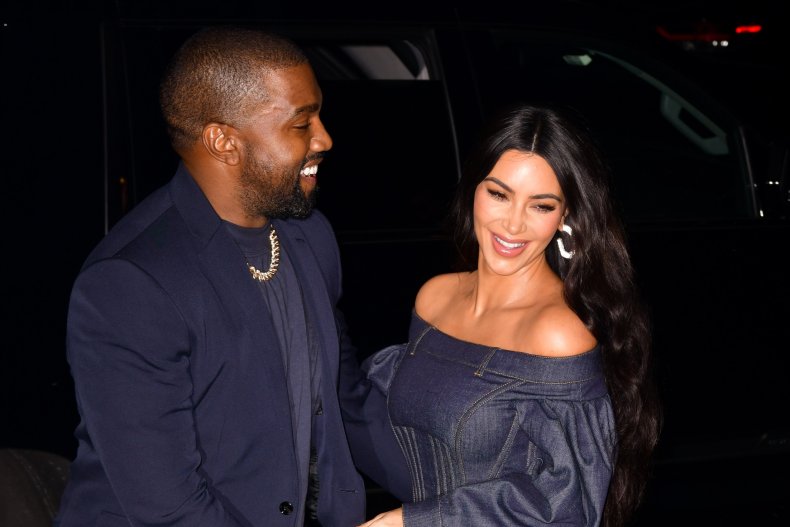 Kim Kardashian and Kanye West