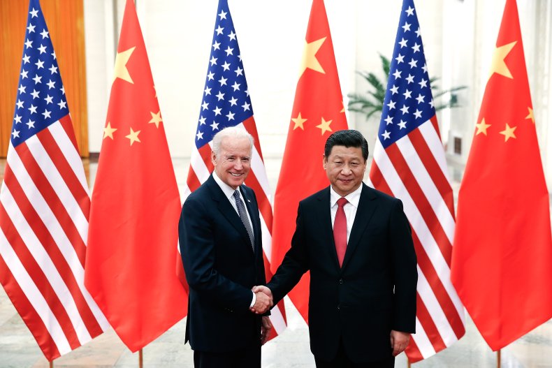 Xi Jinping and Joe Biden