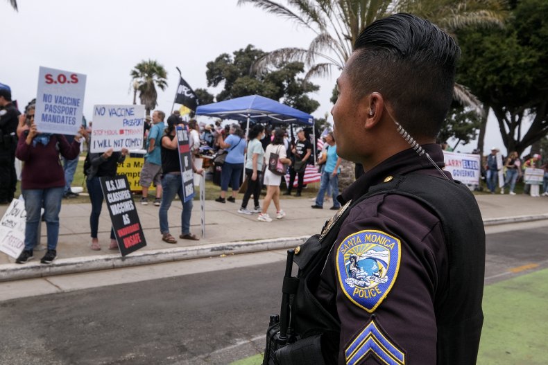 Anti-vaccine protest