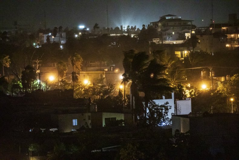 Hurricane Olaf hits Baja California