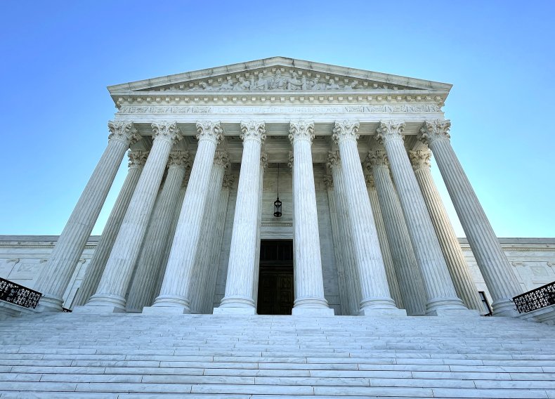 The U.S. Supreme Court is seen on