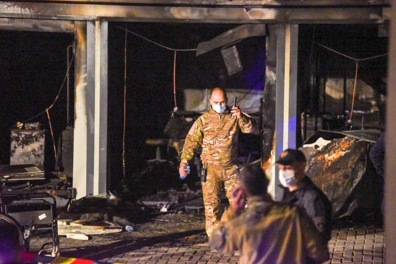 Macedonia COVID-19 Hospital Fire