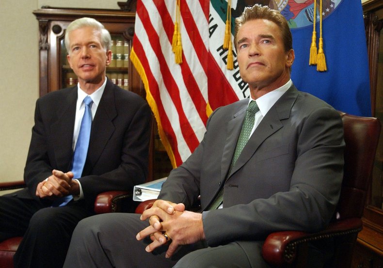 Arnold Schwarzenegger Gray Davis