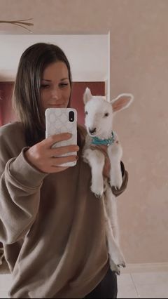 Tammyy White holding Paxton
