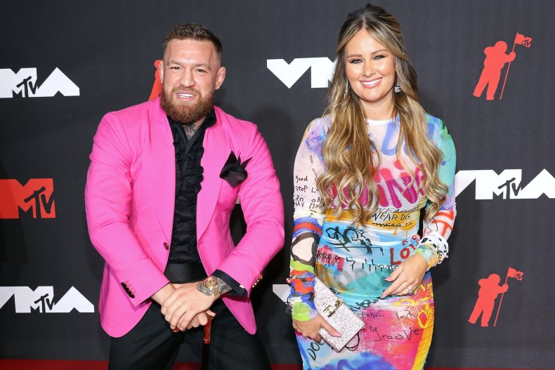 Conor McGregor and partner Dee Devlin
