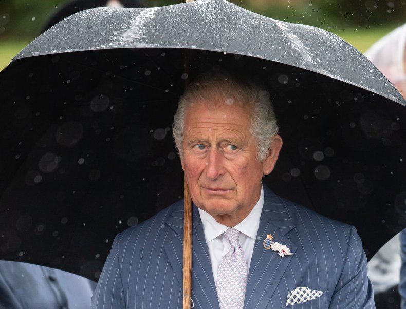 Prince Charles With Umbrella