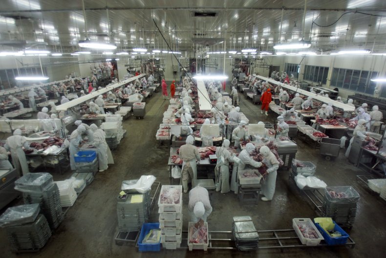 beef processing factory