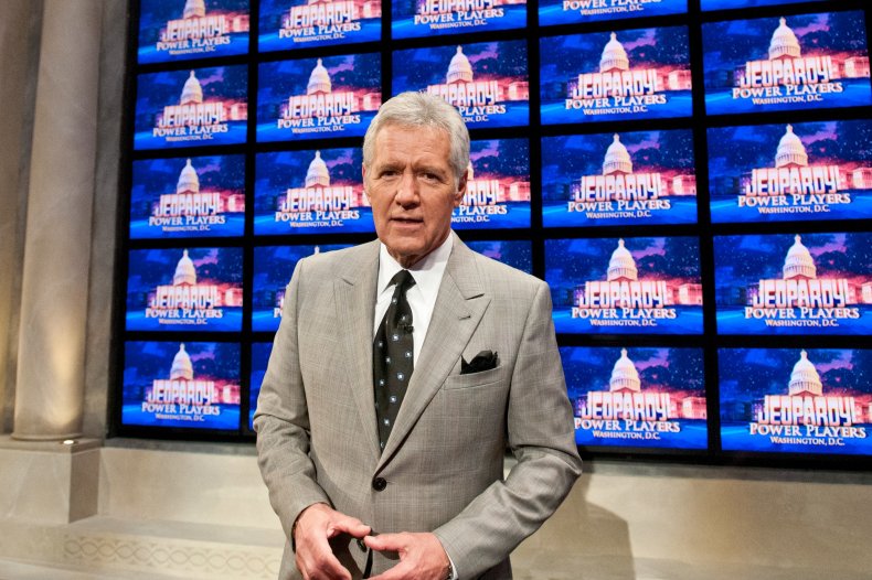 Late "Jeopardy!" host Alex Trebek