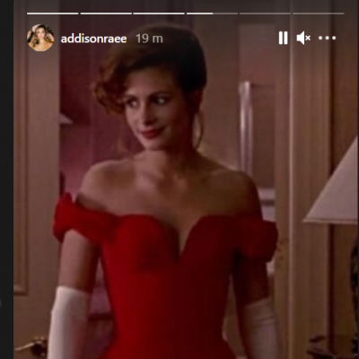 Addison Raes Instagram story of Julia Roberts Addison Raes Instagram story of Julia Roberts