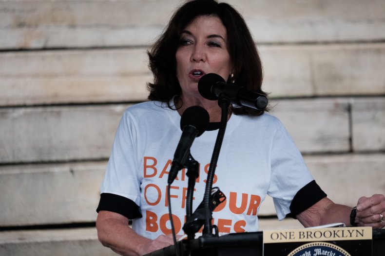 Abortion Rights Rally At Brooklyn's Borough Hall