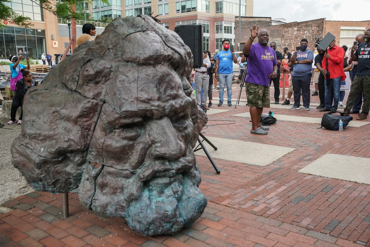 Frederick Douglass sculpture