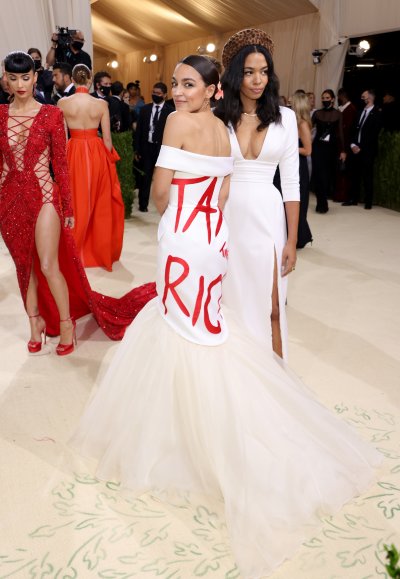 AOC at the Met Gala