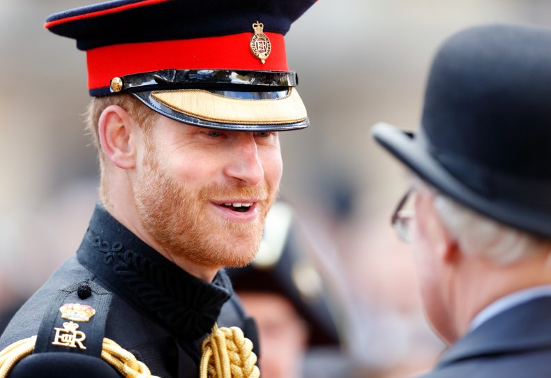 Prince Harry at Remembrance Sunday
