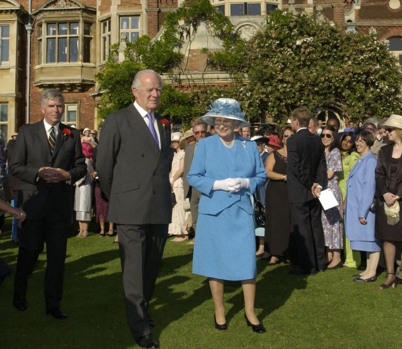 Queen Elizabeth and Timothy Colman