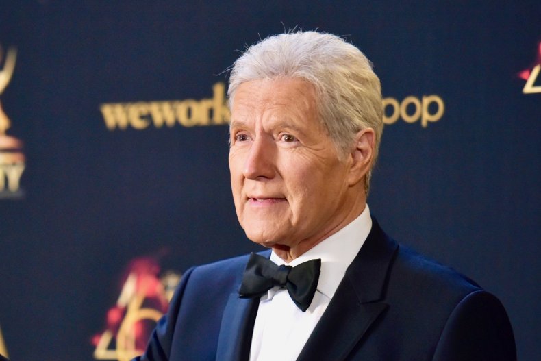 Late "Jeopardy!" host Alex Trebek