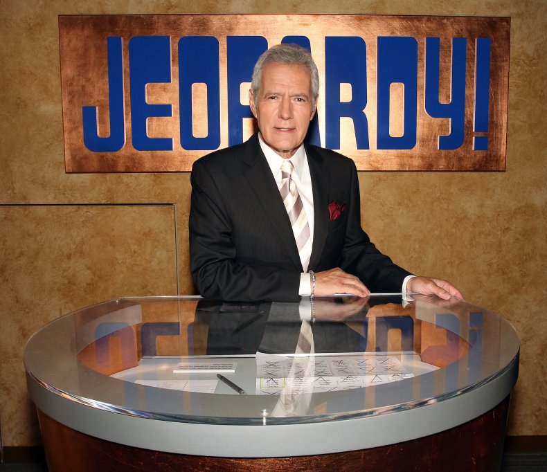 "Jeopardy!" host Alex Trebek