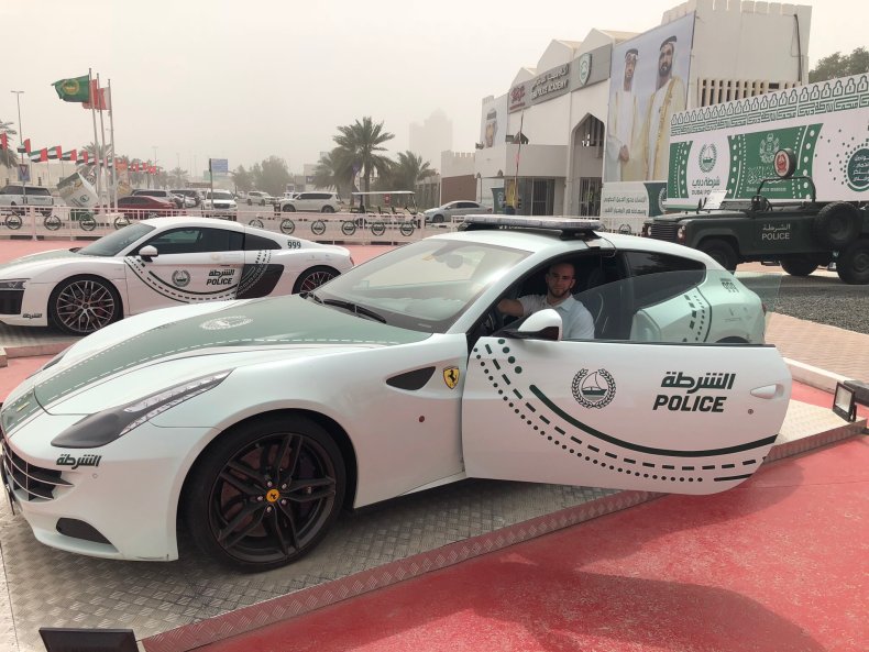 Ferrari squad car, Dubai