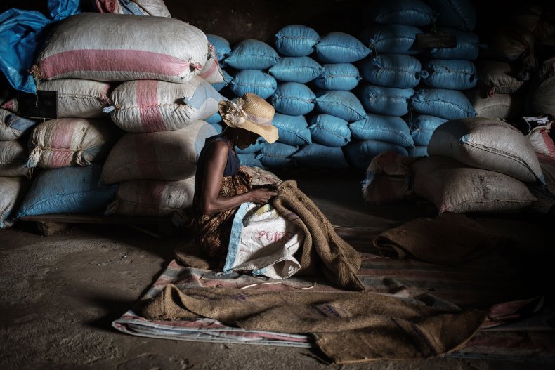 A Malagasy worker