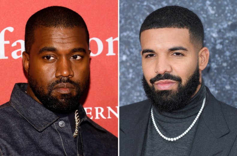 Kanye West and Drake