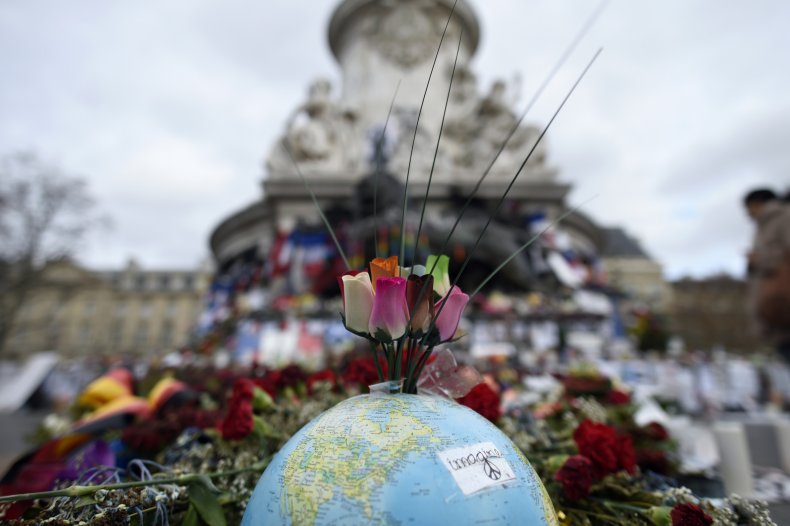 Paris Terror Attacks Tribute