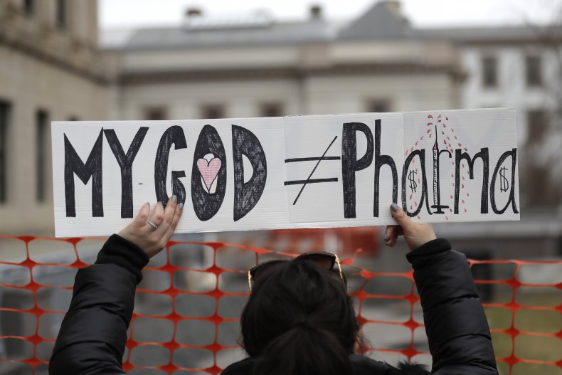 NJ Vaccine Requirement Protestors