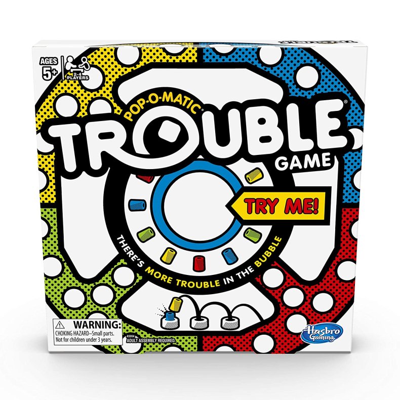 The Hasbro Trouble Board Game