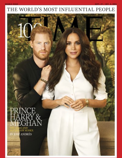 Prince Harry, Meghan Markle on Time Cover