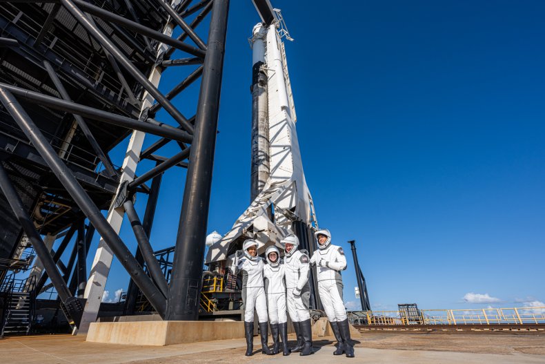 Falcon 9 and the Inspiration Crew