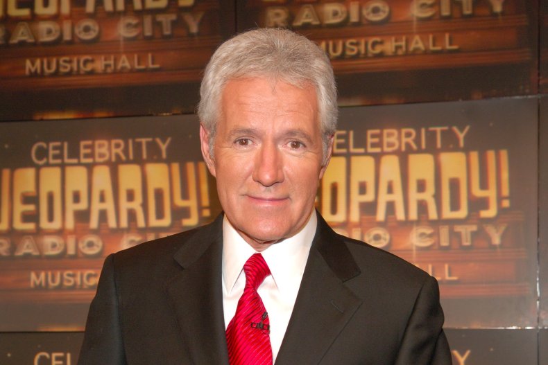 Late "Jeopardy!" host Alex Trebek